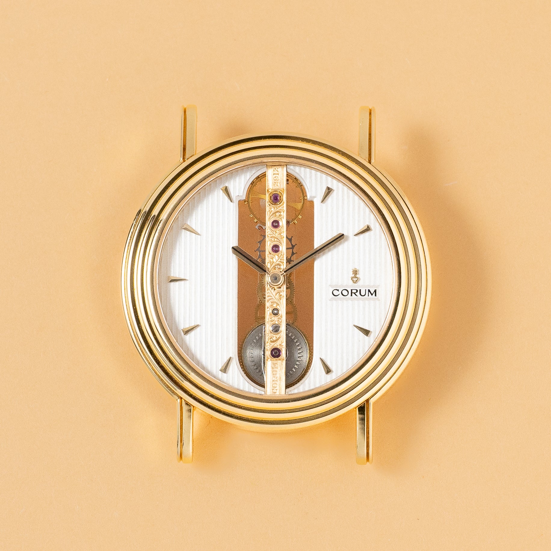 Corum 13.246.56 Golden Bridge Godron Round Case