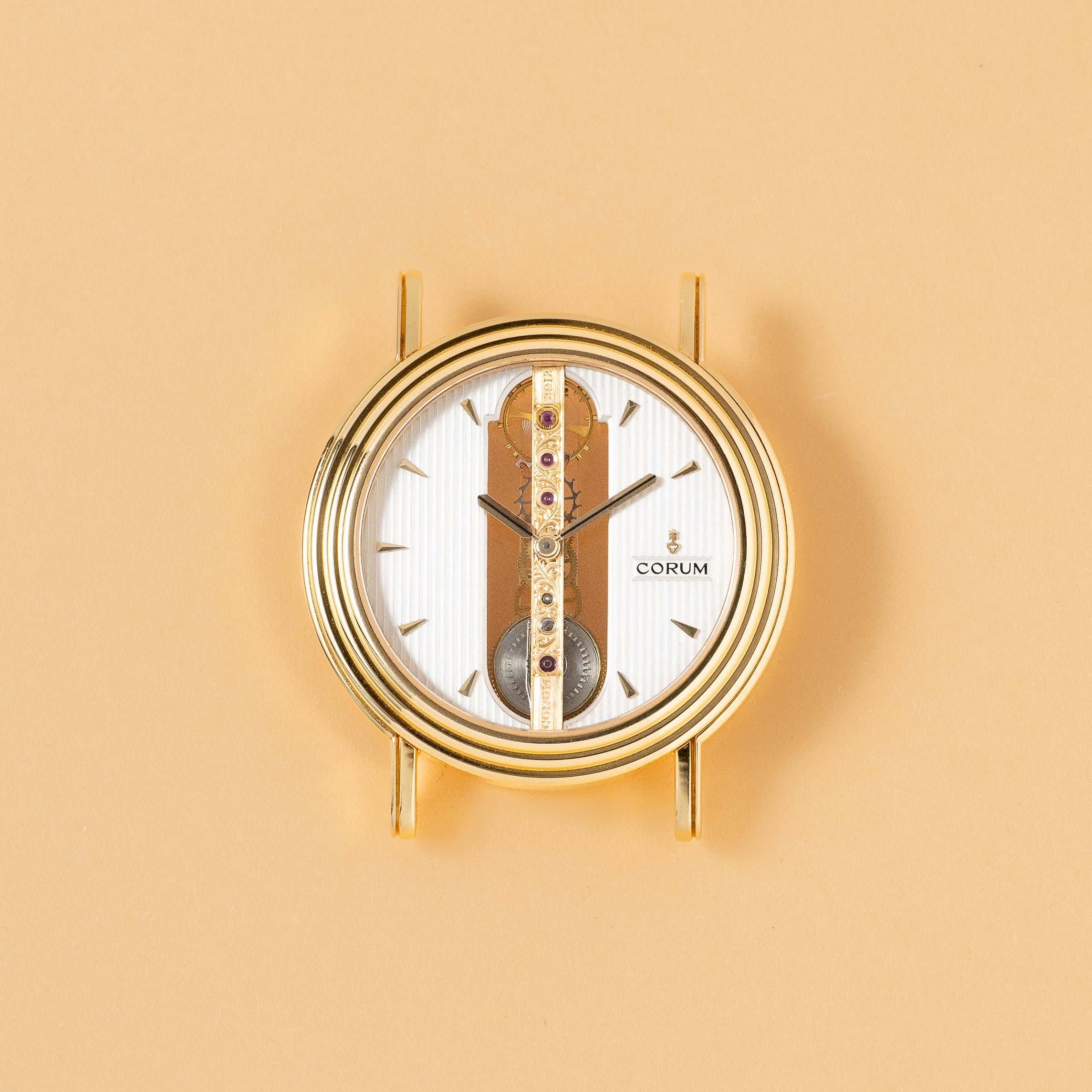 Corum 13.246.56 Golden Bridge Godron Round Case