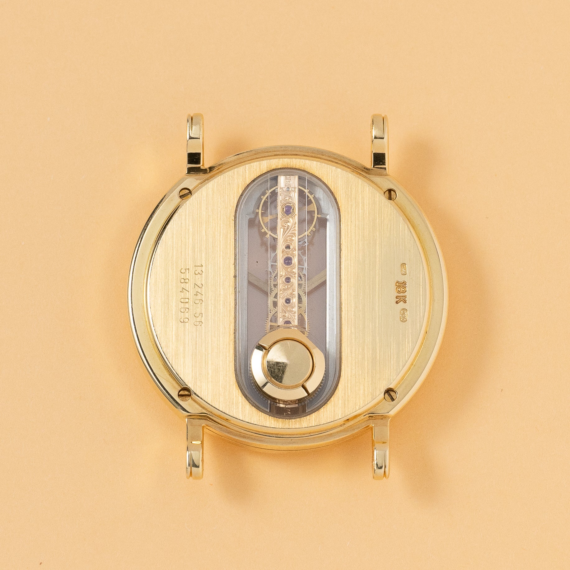 Corum 13.246.56 Golden Bridge Godron Round Case