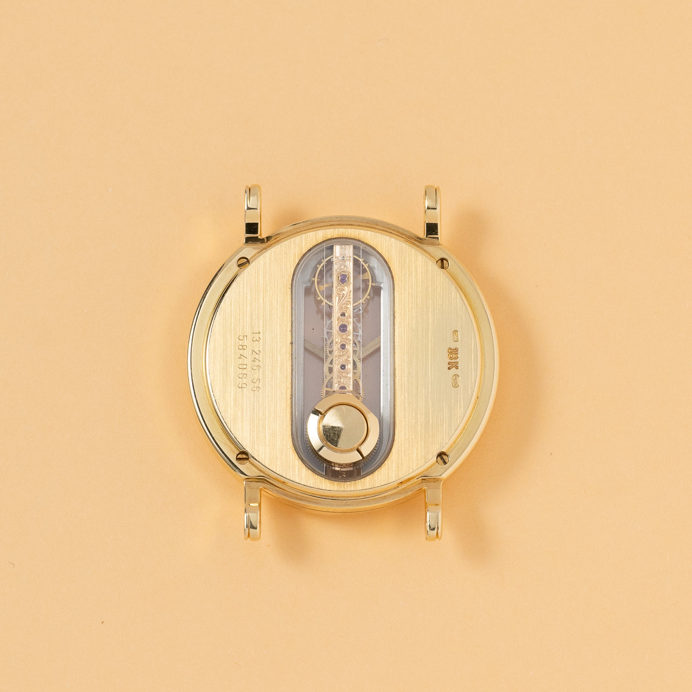 Corum 13.246.56 Golden Bridge Godron Round Case